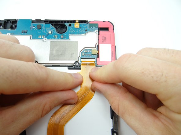 Pull cable free with your fingers.