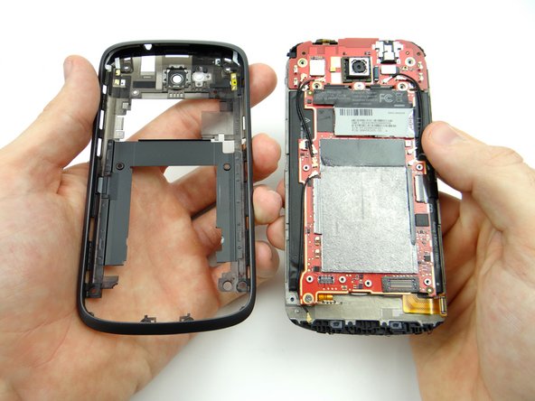 Place the mid-body or front panel in ZONE II depending on the repair needed.