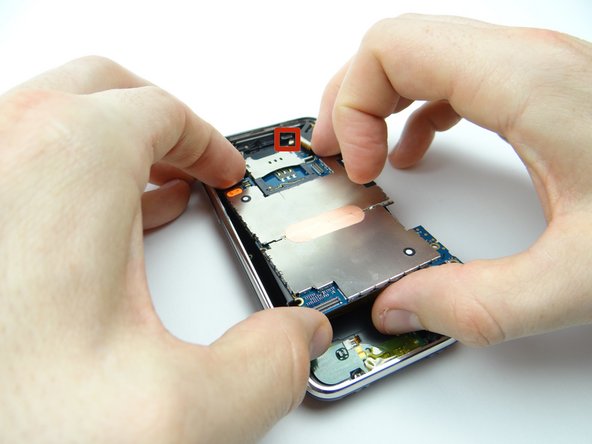 Pictures 1 &amp; 2: From ZONE III, seat top of logic board first.  Make sure the logic board is situated below the ledge shown in the red square.