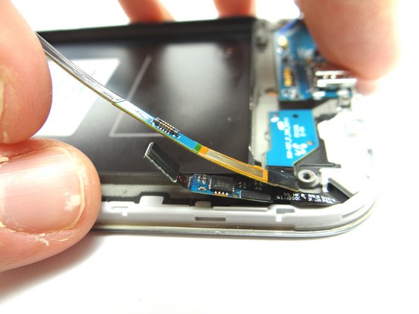 Replace the charging port board from COMPARTMENT C.