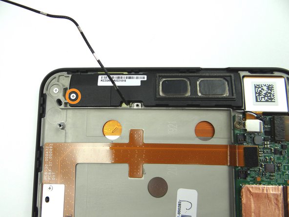 Picture 1: Replace one 3.1 mm #00 Phillips screw from SLOT 3.