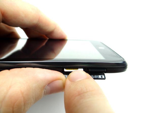 Replace SIM card and SD card from COMPARTMENT A.