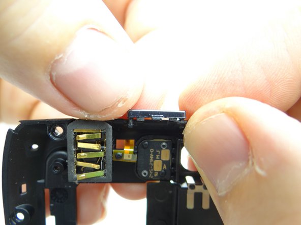 Push tabs into place.