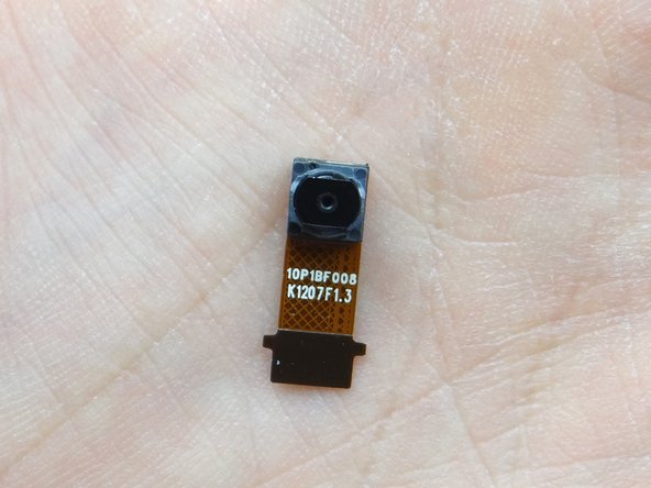 Place front-facing camera in COMPARTMENT C.