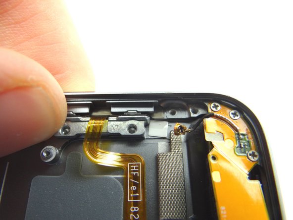 Seat volume buttons bracket.