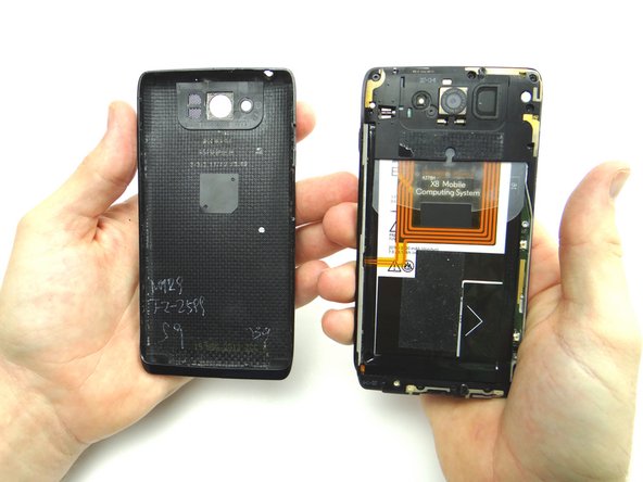 Place battery cover in ZONE I.