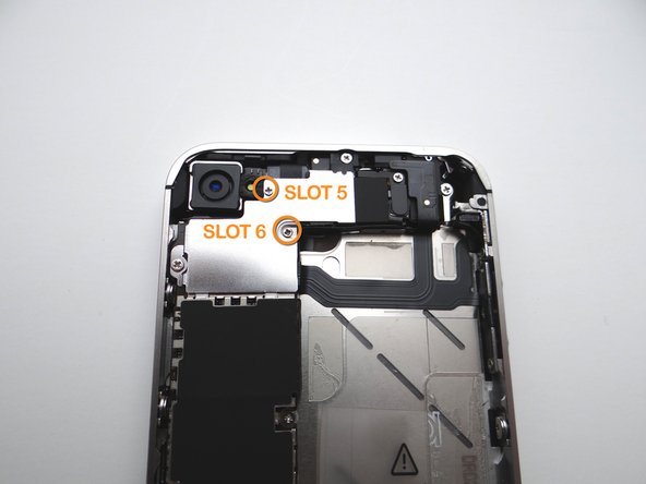 Picture 2: Replace one 1.2 mm Phillips screw from SLOT 6.