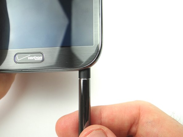 Replace the battery cover, battery and stylus pen from ZONE I.