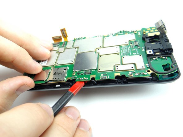 Continue separating logic board from LCD.