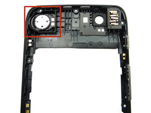 Remove the loudspeaker: