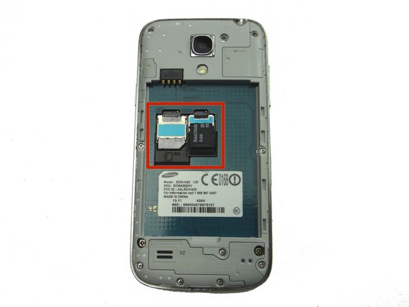 Replace SIM and SD cards from COMPARTMENT A.