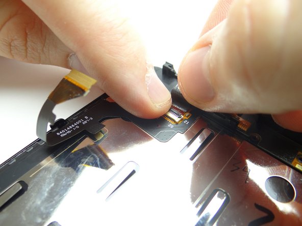 Picture 3: Close ZIF connector black bar.