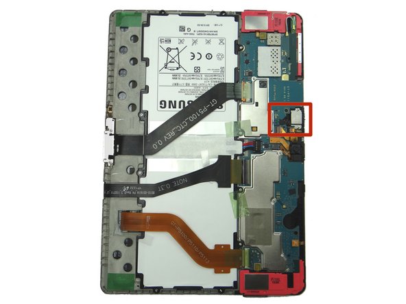 Remove the headset jack: