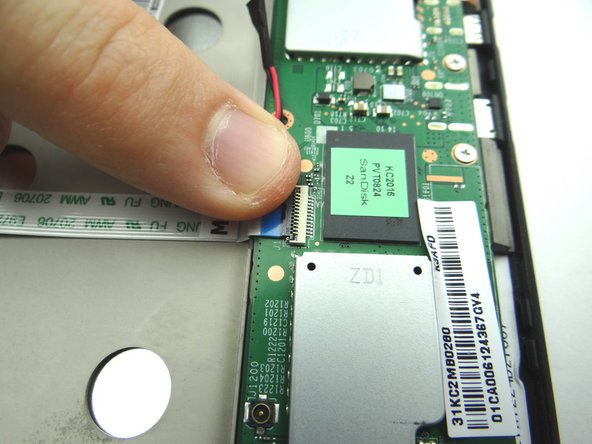 Picture 3: Close ZIF connector.