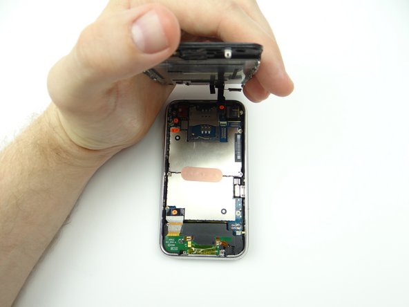 Picture 1: Reattach front panel to rear case: