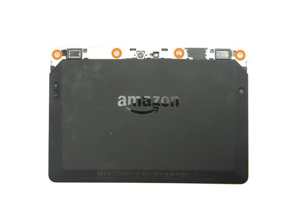 Picture 3: Remove four pink 3.5 mm T5 Torx screws.  Place in SLOT 1.