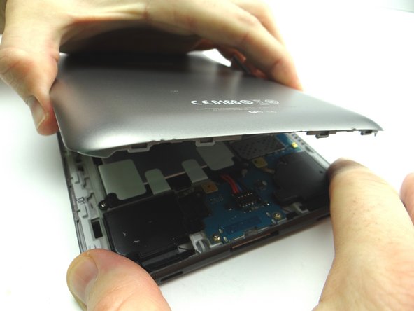 Picture 1: The cover may get stuck in the upper-right corner.