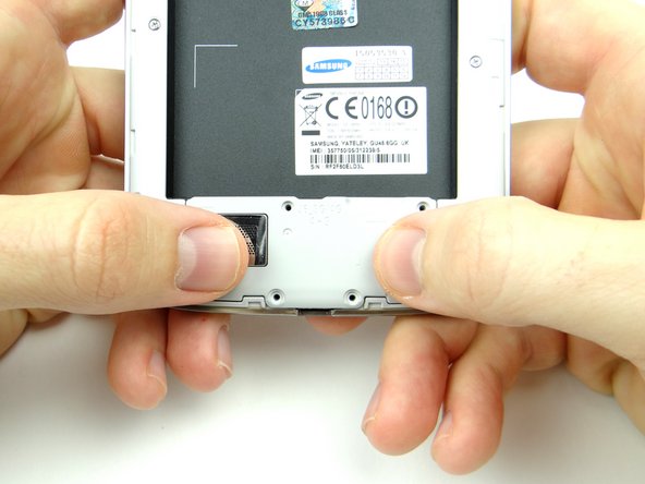 Line it up then snap it into place.