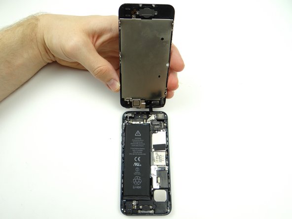 Pictures 1 &amp; 2: Line up the replacement front panel with the rear case.  In the next step, you'll connect three front panel cables to the logic board.