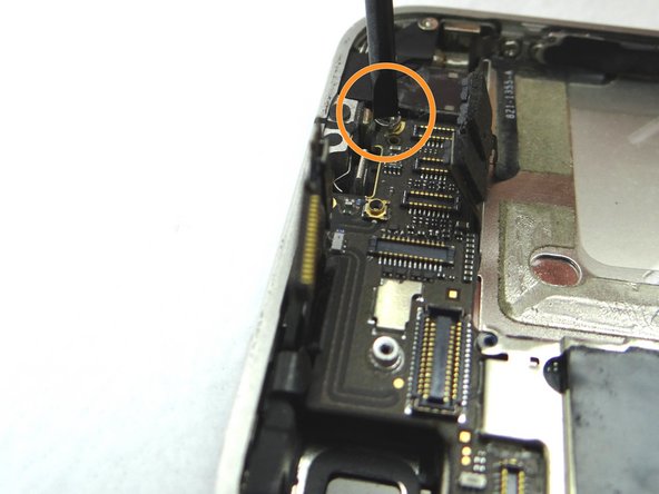 Picture 1: Release cables '1' , '2' , and '3'. Use the Black Spudger to gently lift the connectors up and out of the sockets.