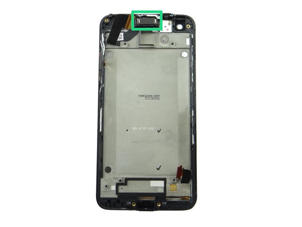 Replace earpiece speaker from COMPARTMENT D.