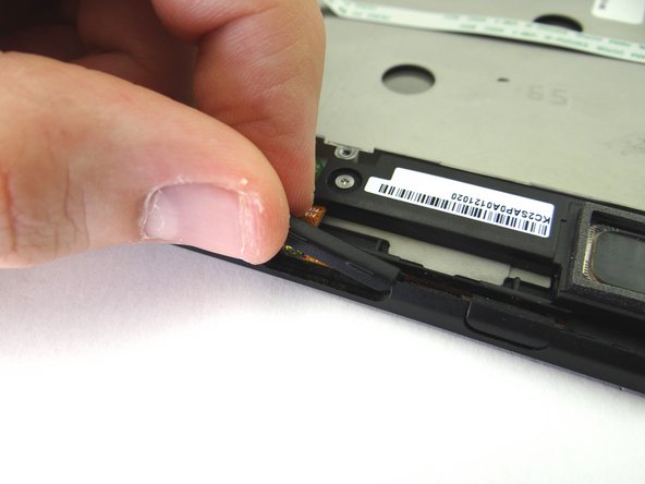 From COMPARTMENT A, replace volume rocker.