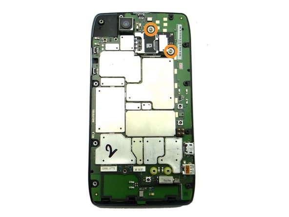 Replace two 3.3 mm T5 Torx screws (with washers) from SLOT 6 to secure the tray.