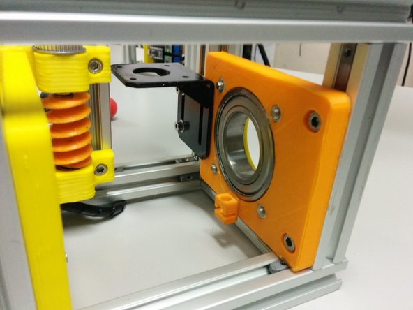 The second axis side assembly (the one with the homing sensor holder)