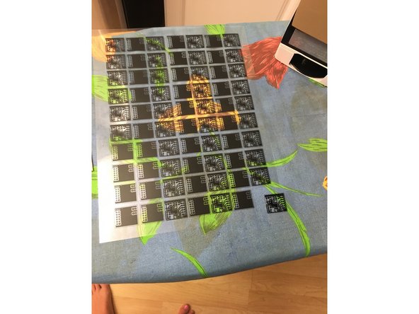 Cut out the image of the PCB Layout