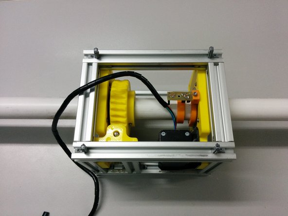 Slide the hidden corners in the bottom side of the elevation axis.