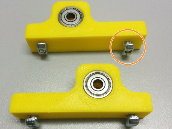 The previous worm gear assembly.