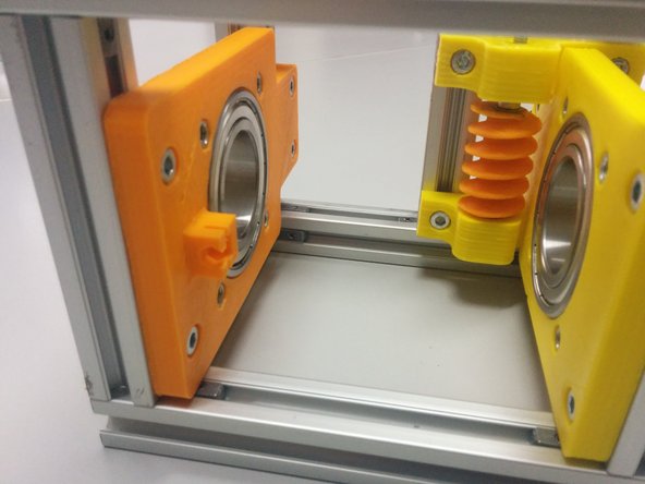 The second axis side assembly (the one with the homing sensor holder)