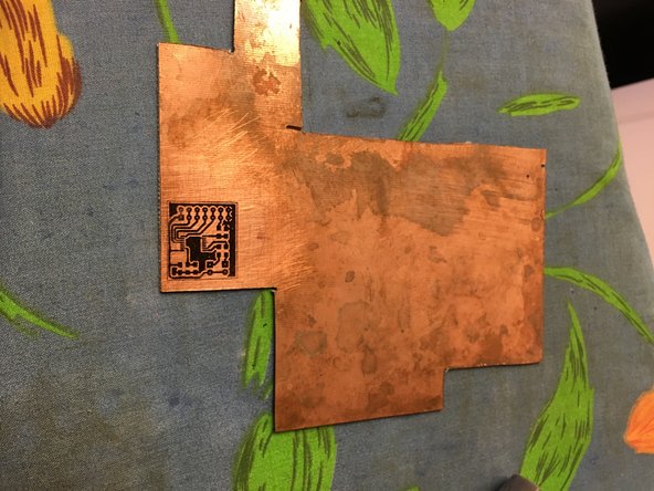 Let the PCB plate cool down before removing the OHP sheet.