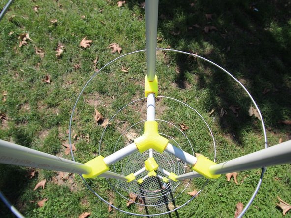 Solder the triangle on the wire as shown, or cut the wire and solder the triangle end to end with n-type and wire.