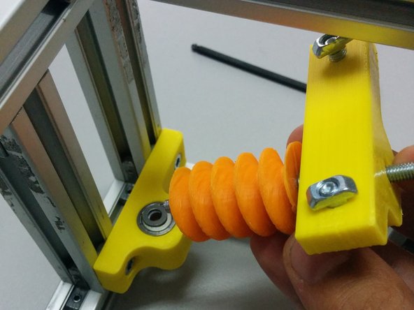 3D Printed: Worm mount