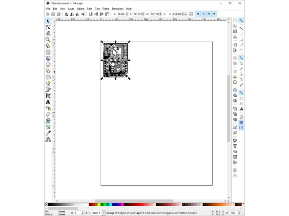 Place the image in the correct position on your page