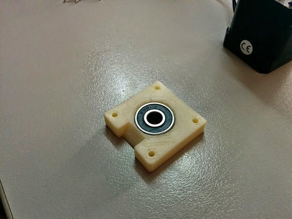 Insert the Ball Bearing inside the Bearing holder cap.