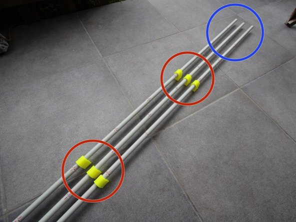 9x T-connectors, 2x Y-connectors, 1x YO connector