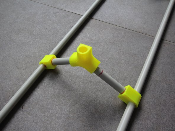 Use 1 Y-connector and the YO-connector to put the assembly together