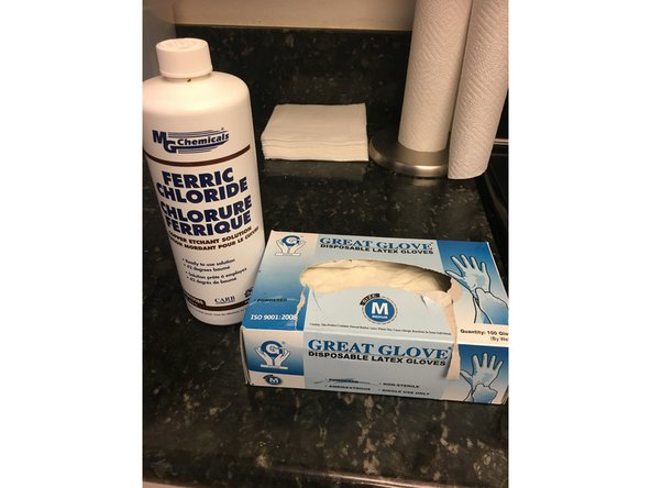 The unmasked area is the unwanted copper that is not covered by ink.