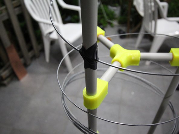 Work your way down to the base.