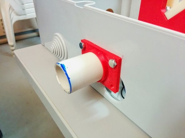 Using the Axis Bushings (3D printed) mark 4 holes for each and drill the holes.