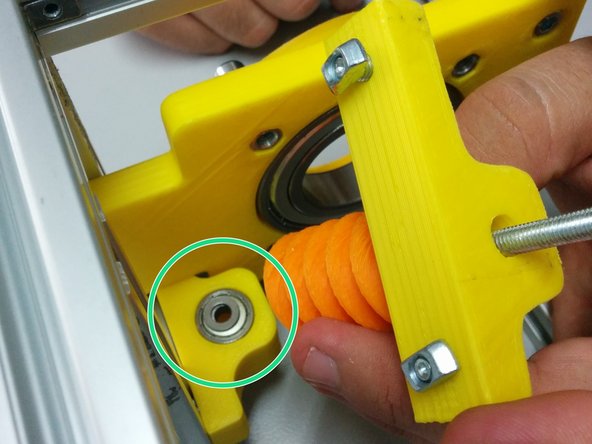 3D Printed: Worm mount