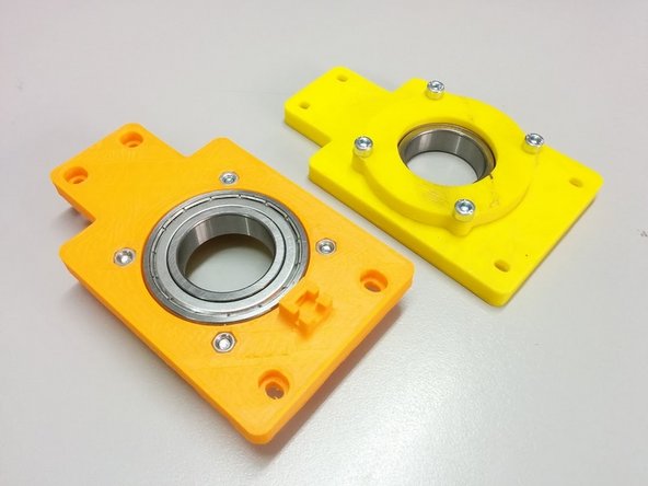 Finally, place the ball bearings inside the pockets created.