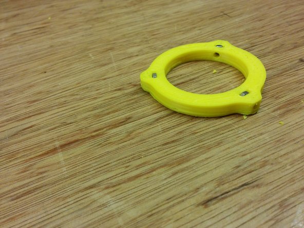 3D printed: Axis spacer collar