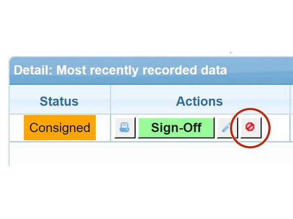 Click on the  red &quot;cancel&quot; icon against the licence you wish to cancel