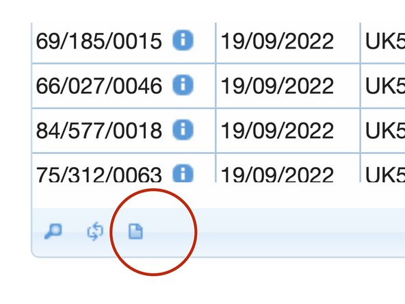 There is an option to download your search results into a csv.