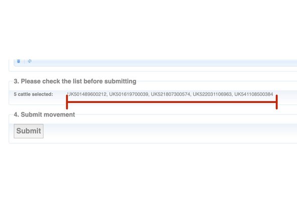 Check the animal IDs in Section 3 match your passports.