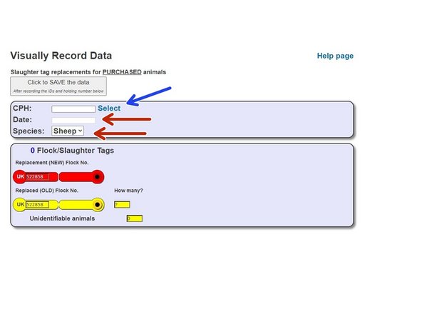 Your CPH will be prepopulated into the CPH box, or you can use the Select button and choose a different CPH from the lists available