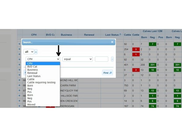 To download a page to Excel, click on the paper icon where it says Download Page, as shown by the orange arrow in the first image